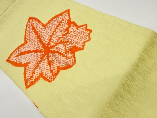 リサイクル　絞り紅葉模様名古屋帯